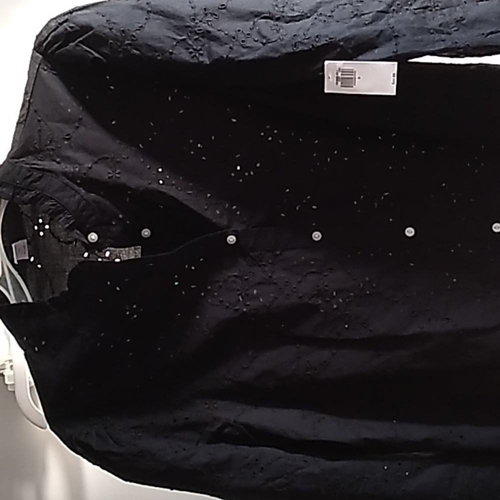 Dressy Embroidered Shirt S 100 % COTTON - Picture 6 of 16